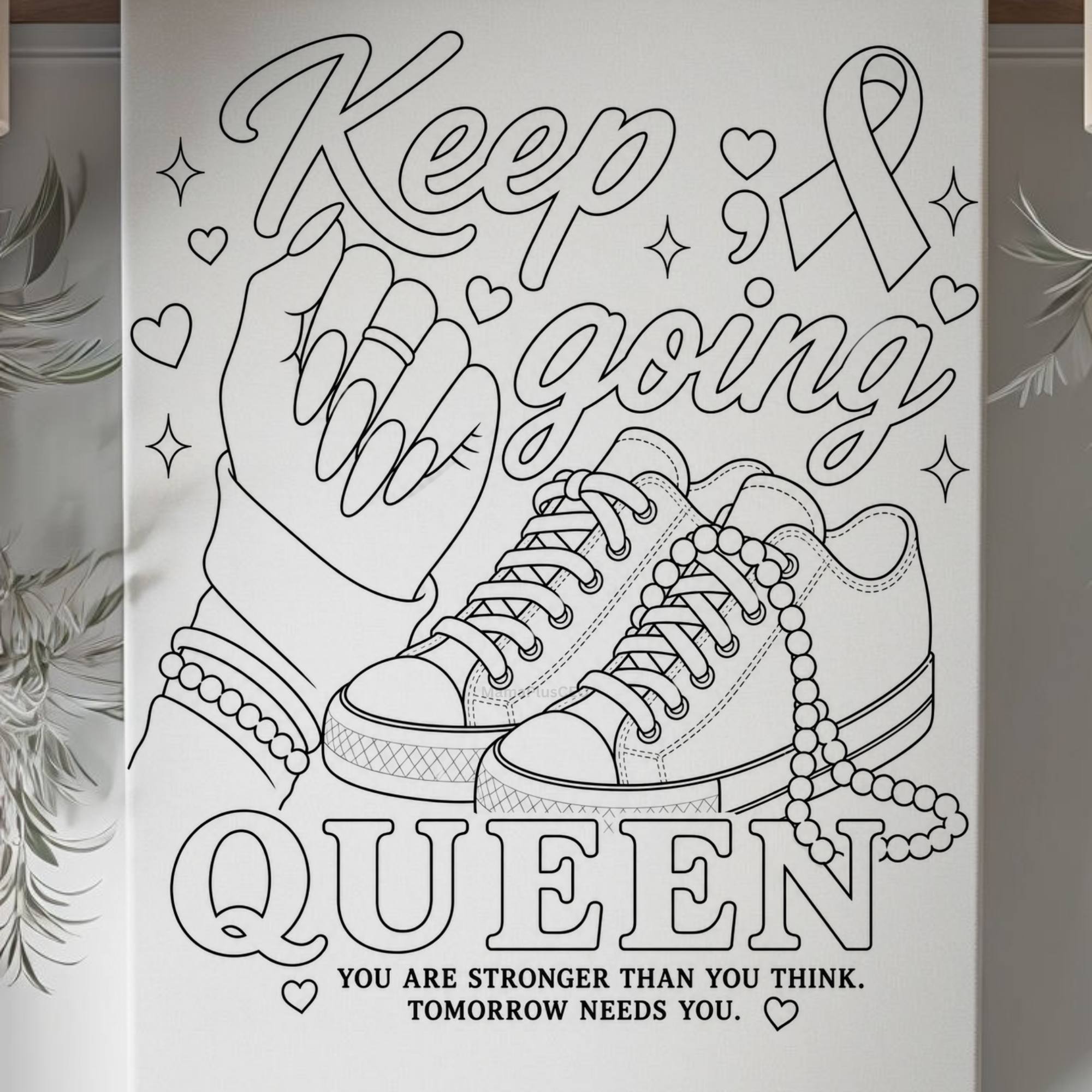 Press & Paint - Keep Going - Suicide Prevention