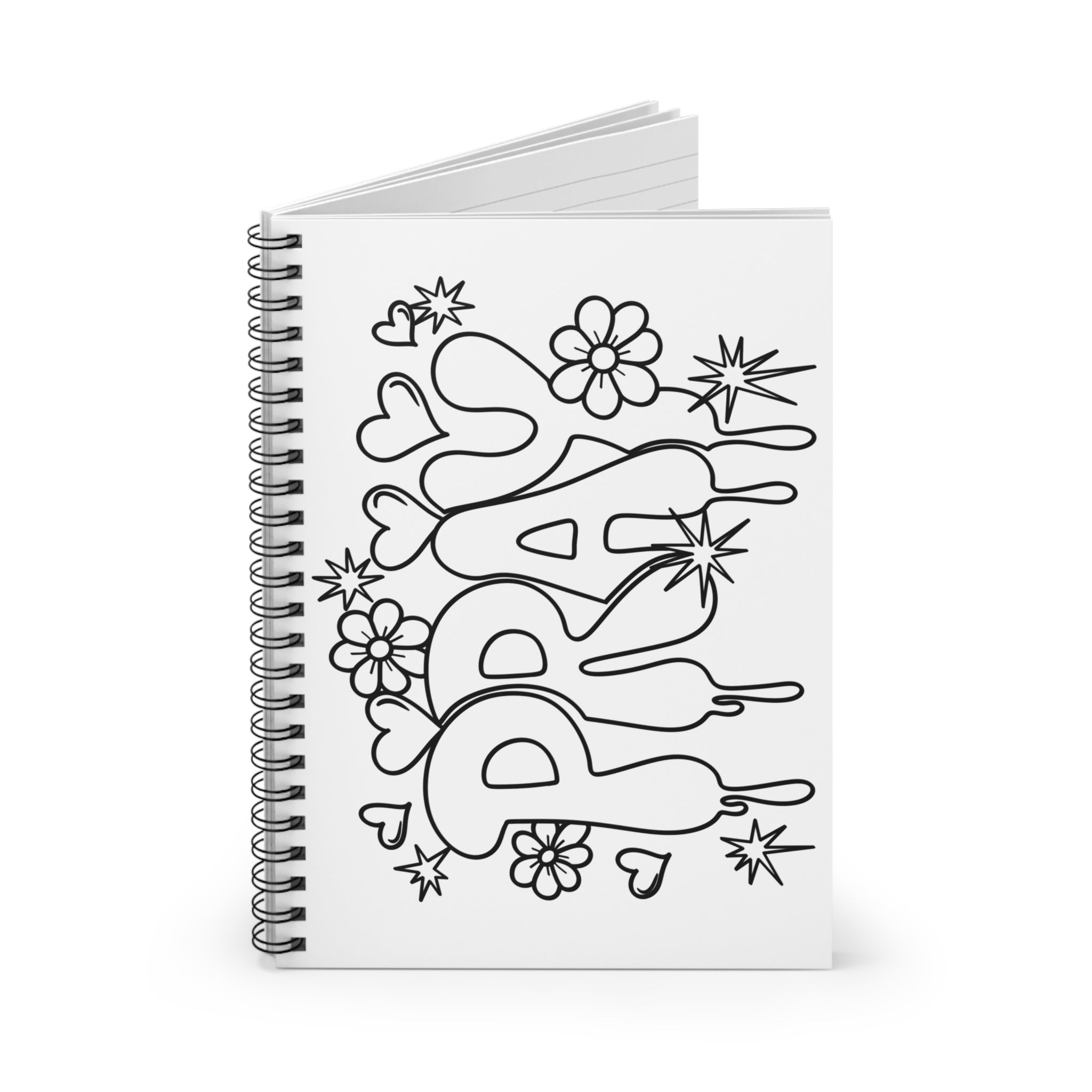 Color-Your-Own 'Pray' Notebook- Empowering DIY Journal for Women
