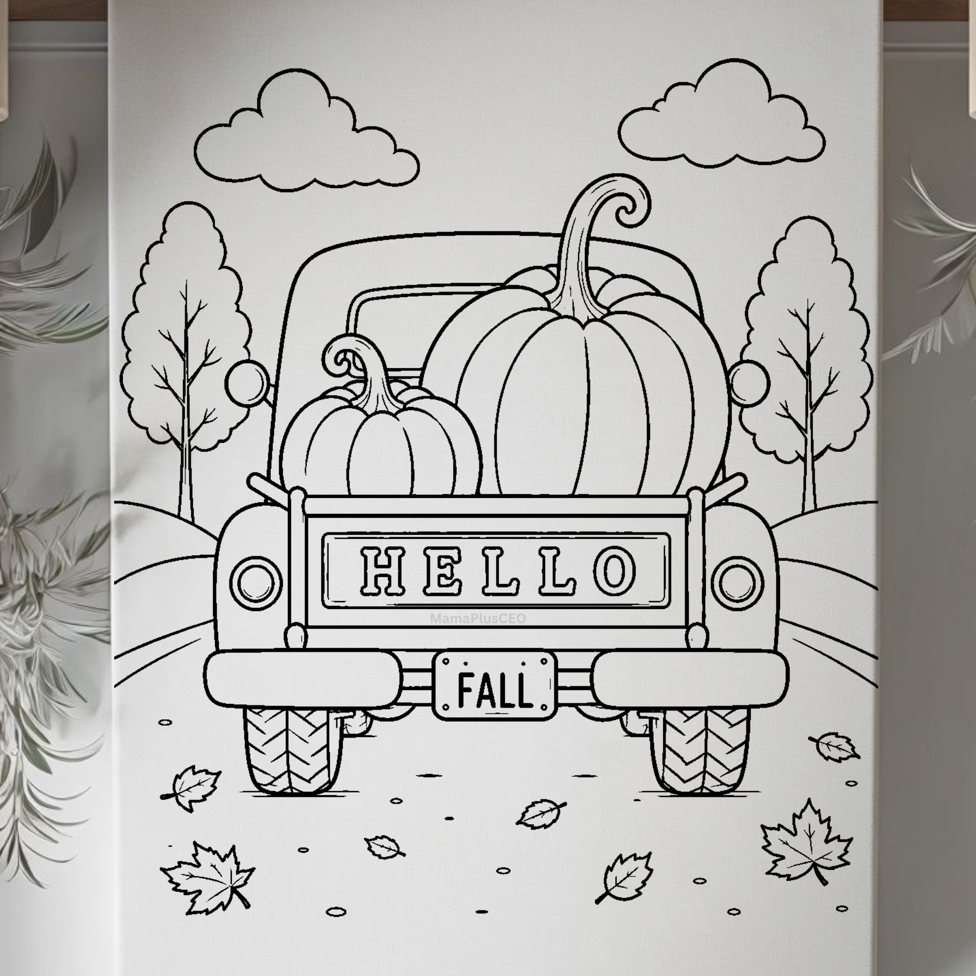 Press & Paint - Hello Fall - Autumn