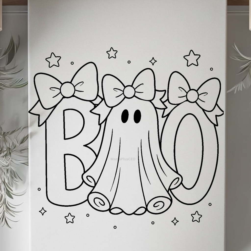 Press & Paint Kit - Boo Ghost - Halloween