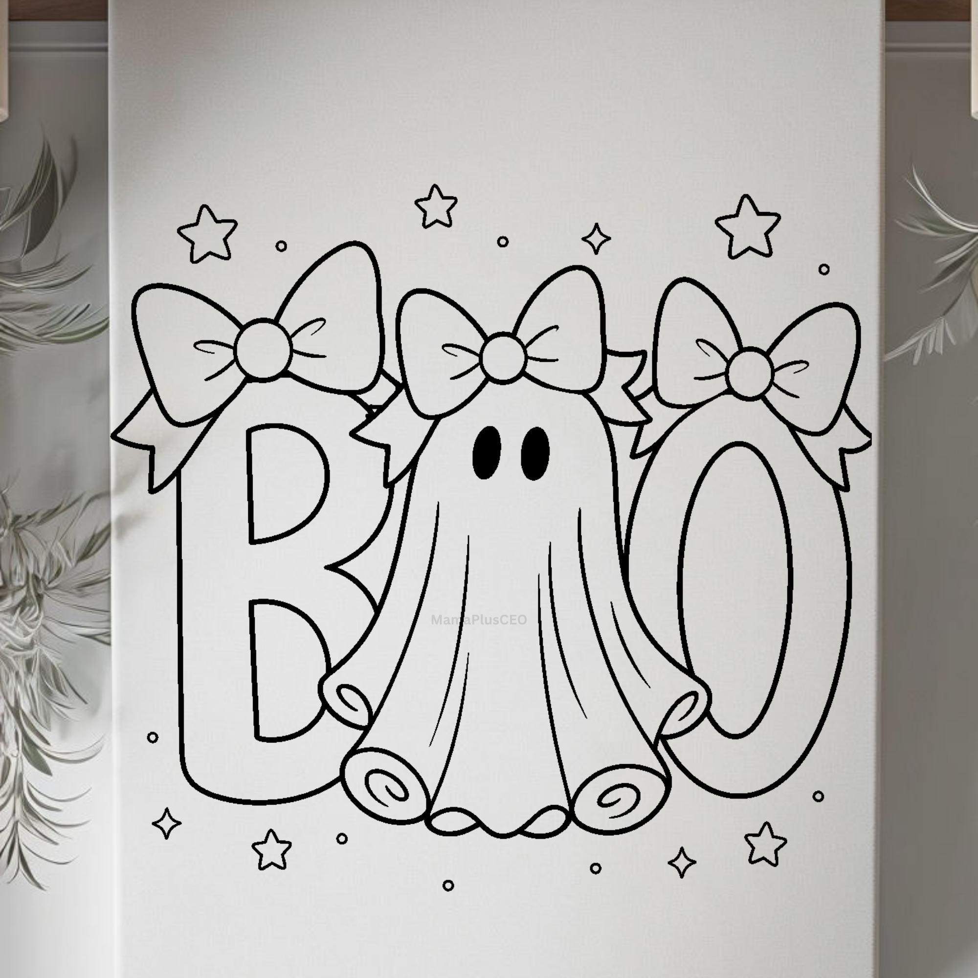 Press & Paint Kit - Boo Ghost - Halloween