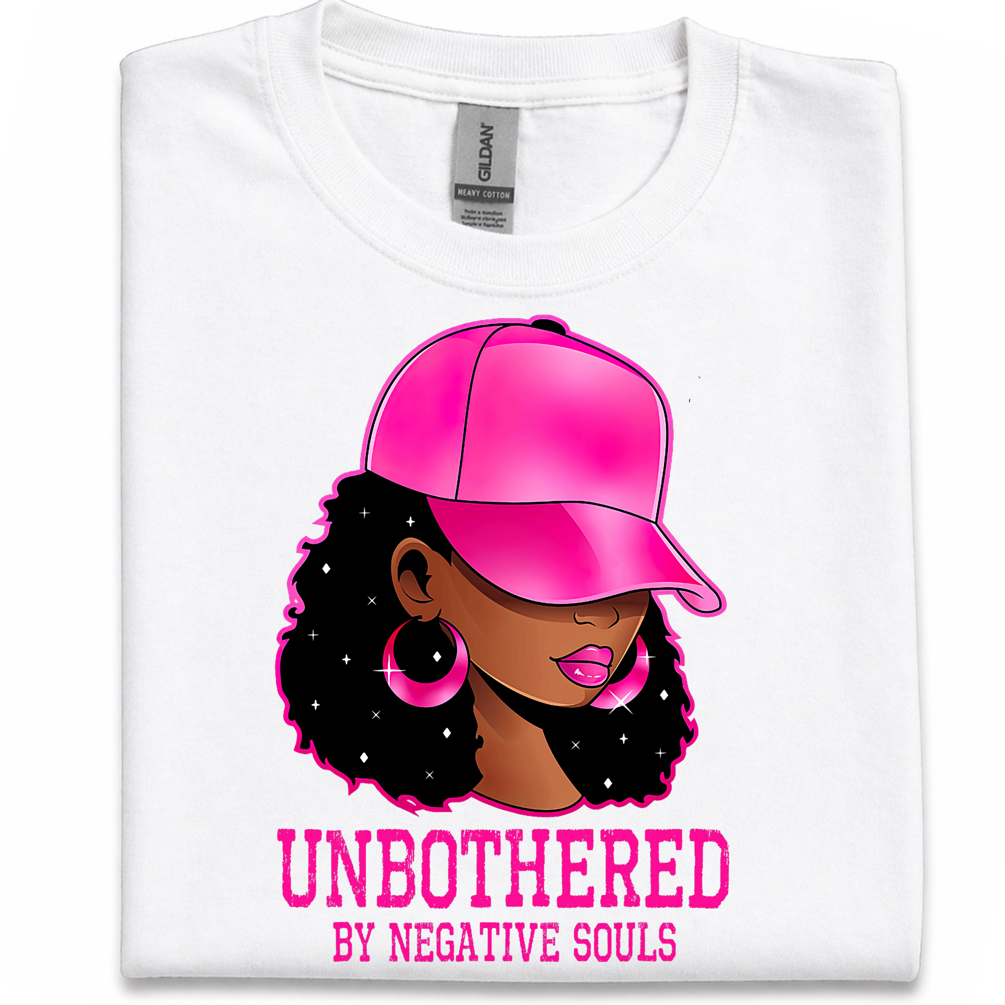 T-shirt Unbothered by Negative Souls