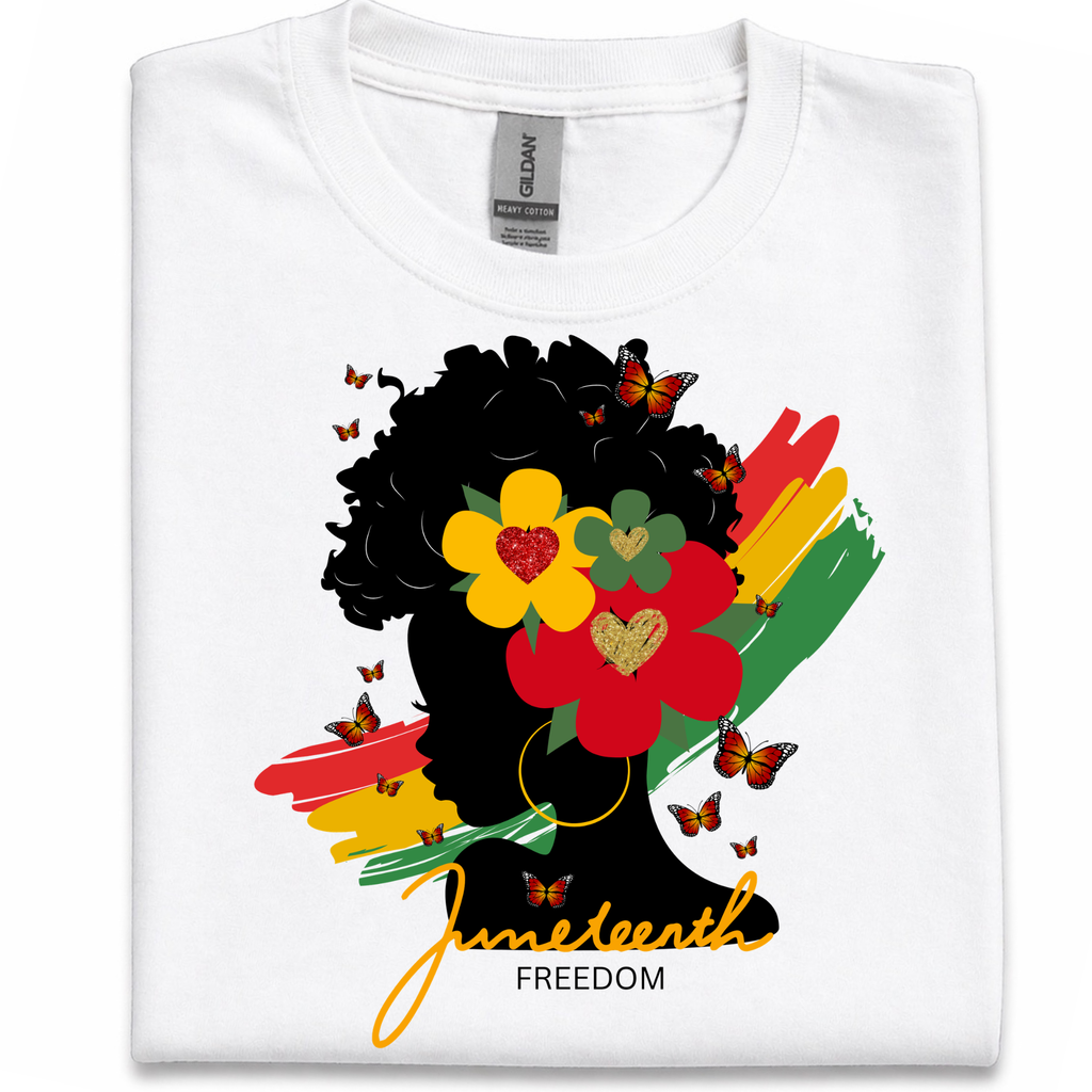 Juneteenth Freedom Tshirt or Full Color DTF Transfer