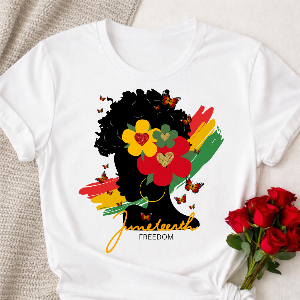 Juneteenth Freedom Tshirt or Full Color DTF Transfer