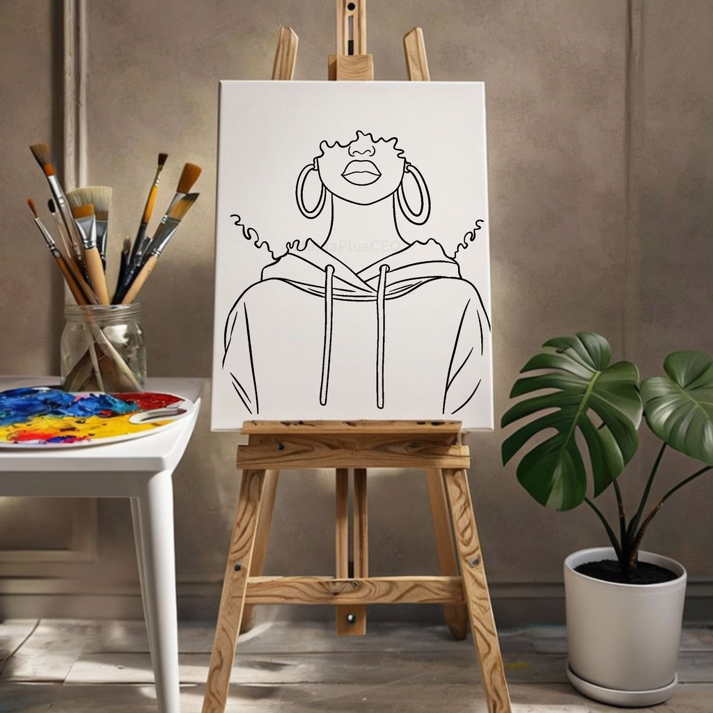 Press & Paint Kit - Afro Beauty