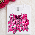 T-shirt We Fight Together Breast Cancer Awareness