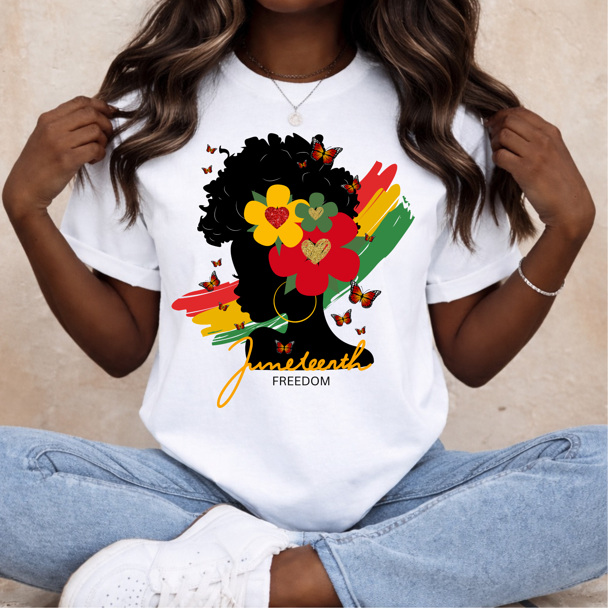 Juneteenth Freedom Tshirt or Full Color DTF Transfer