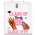 Class of 2026 - Clock It - Senior 2026 Tshirt