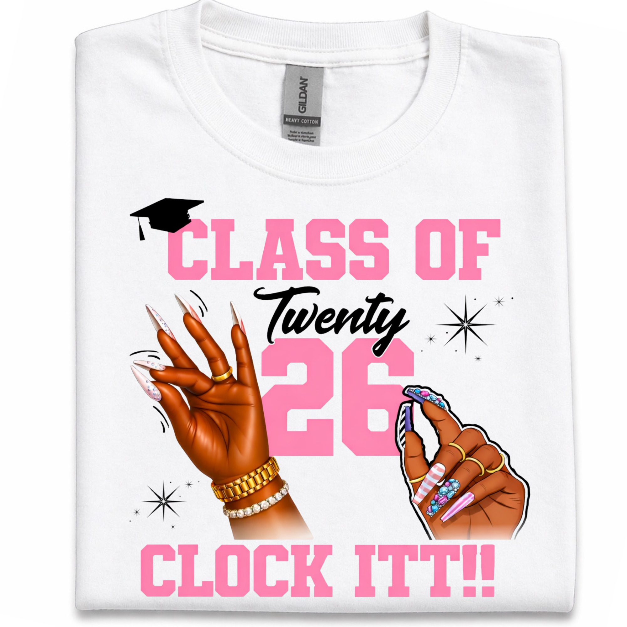 Class of 2026 - Clock It - Senior 2026 Tshirt
