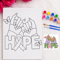 Press & Paint -Hope - Awareness