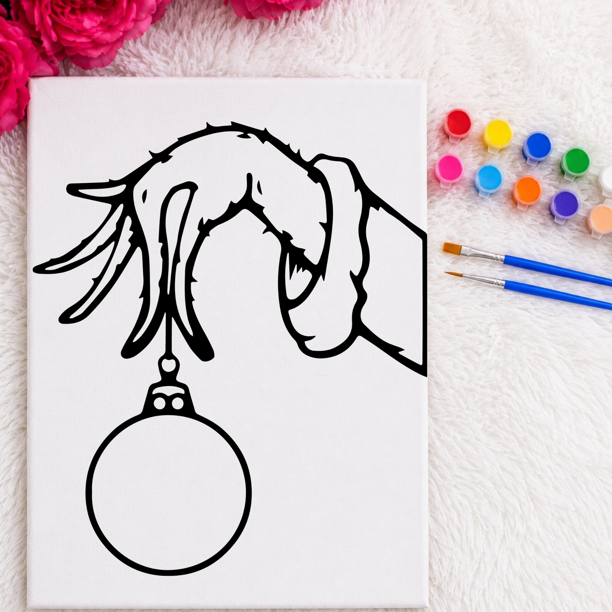 Press & Paint Kit - Grinch Christmas