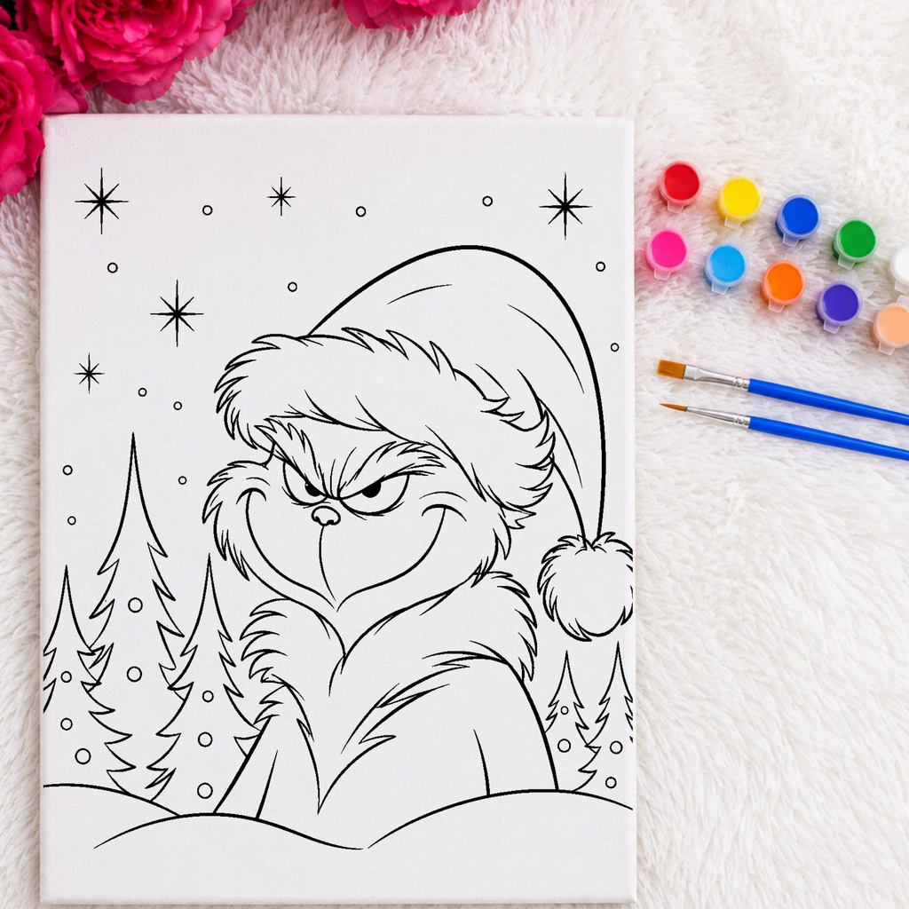 Press & Paint - Grinch - Christmas