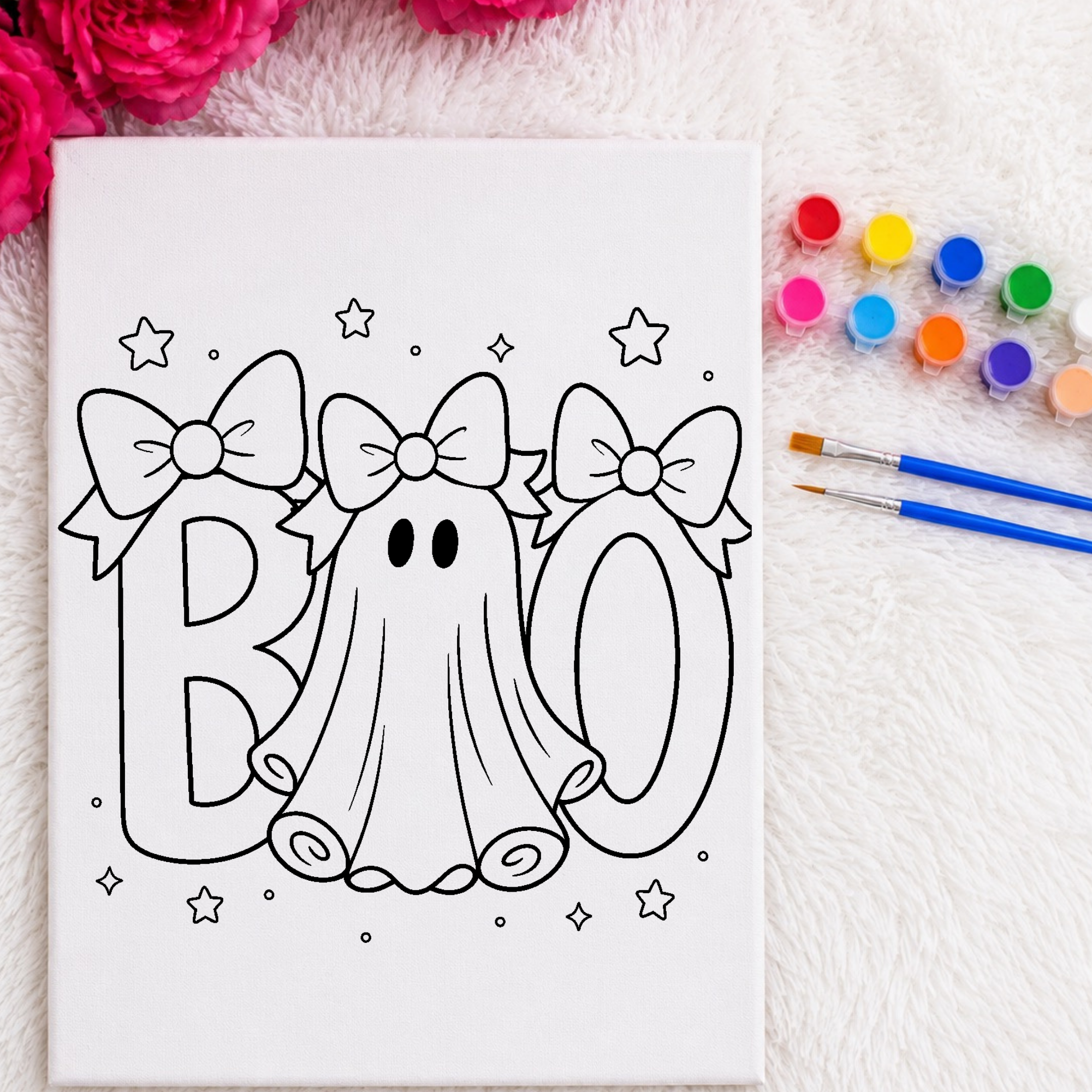 Press & Paint Kit - Boo Ghost - Halloween