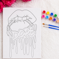 Press & Paint - Dope Lips Dripping - Ladies Night