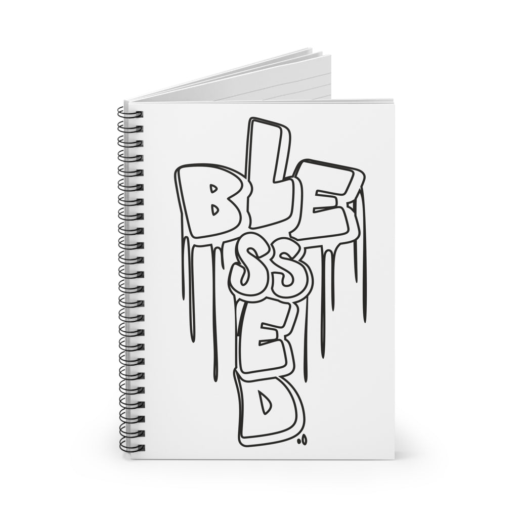 Color-Your-Own 'Blessed' Notebook- Empowering DIY Journal for Women