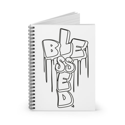 Color-Your-Own 'Blessed' Notebook- Empowering DIY Journal for Women