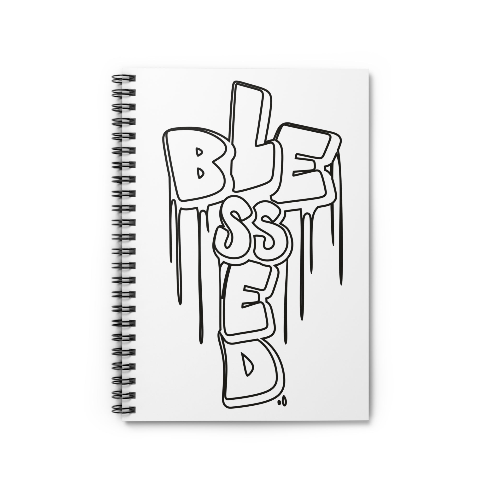 Color-Your-Own 'Blessed' Notebook- Empowering DIY Journal for Women