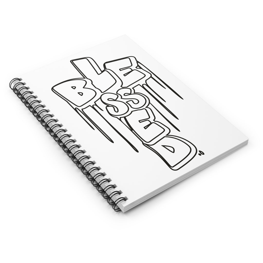 Color-Your-Own 'Blessed' Notebook- Empowering DIY Journal for Women