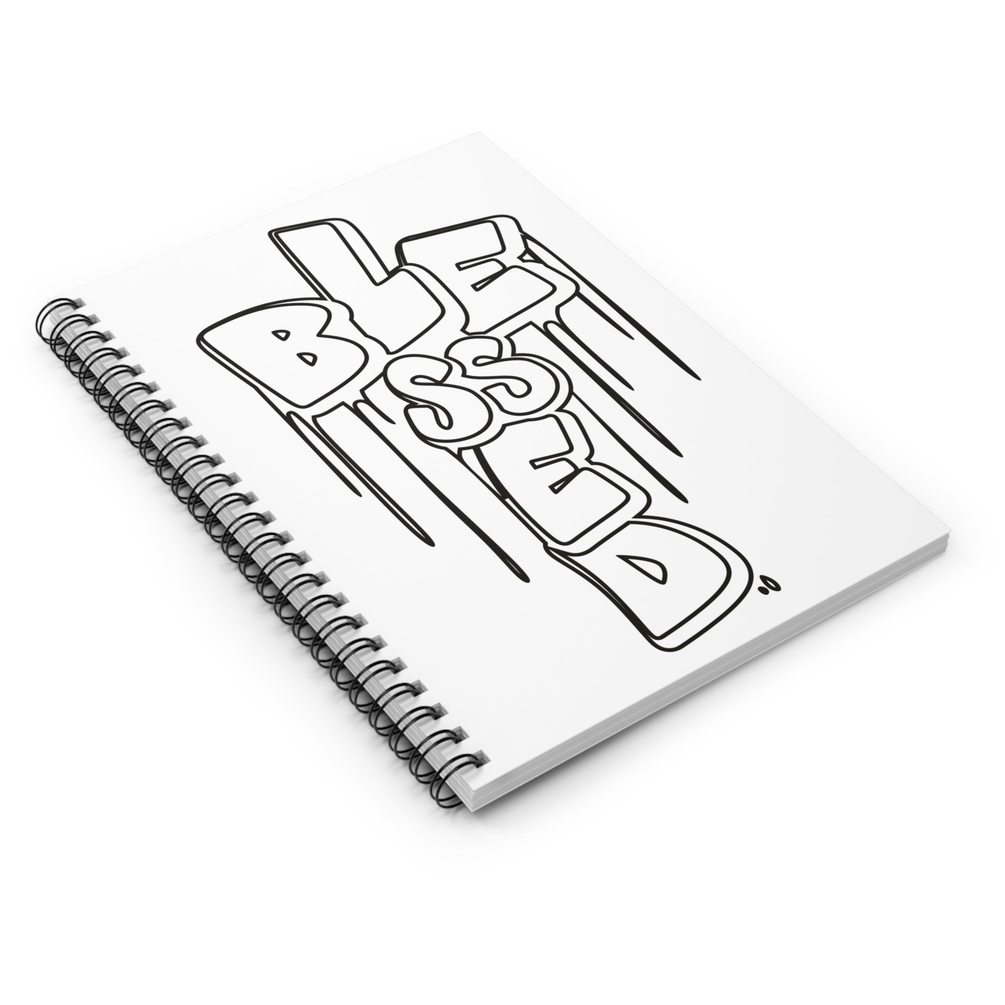 Color-Your-Own 'Blessed' Notebook- Empowering DIY Journal for Women