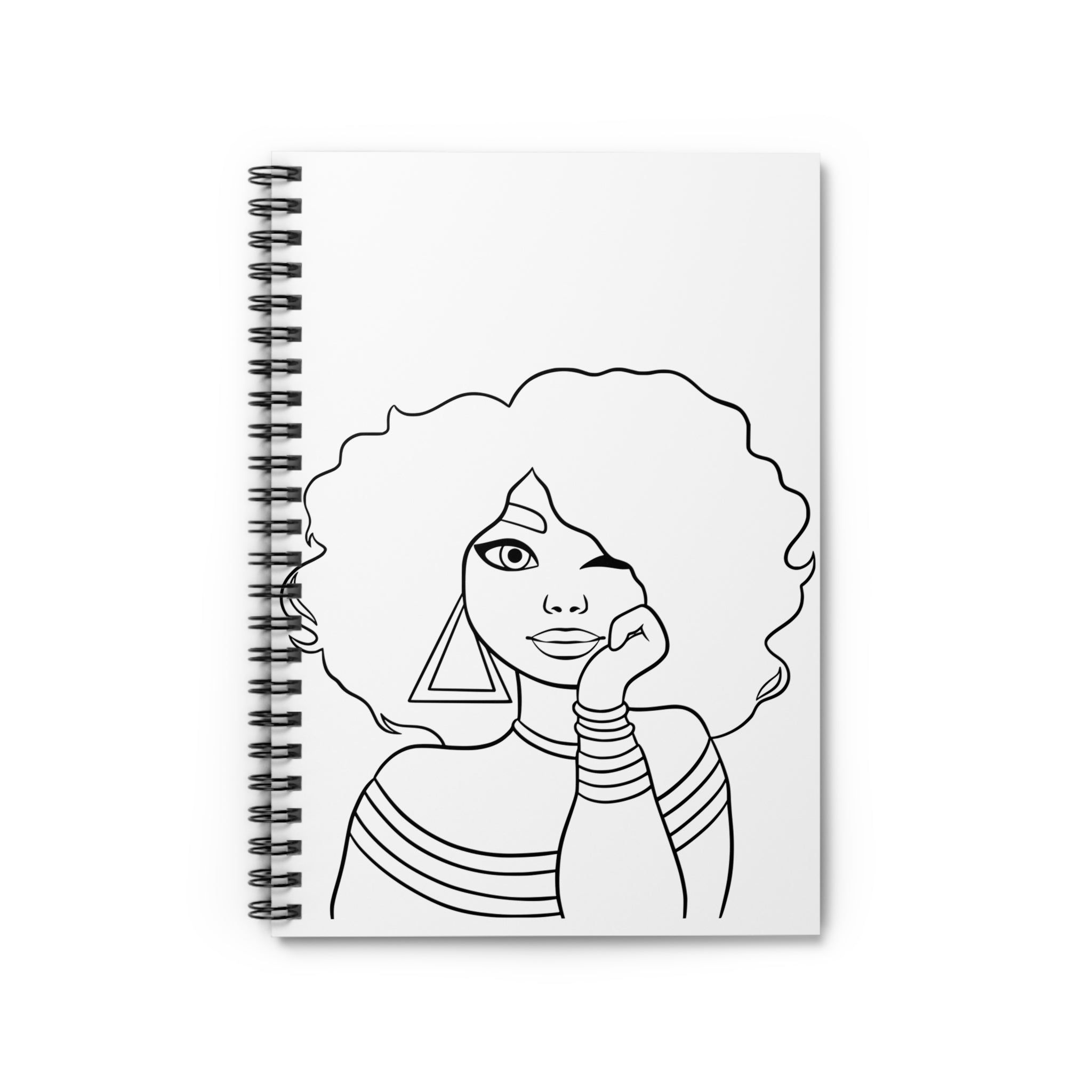 Color-Your-Own 'Beautiful Crown' Notebook- Empowering DIY Journal for Women