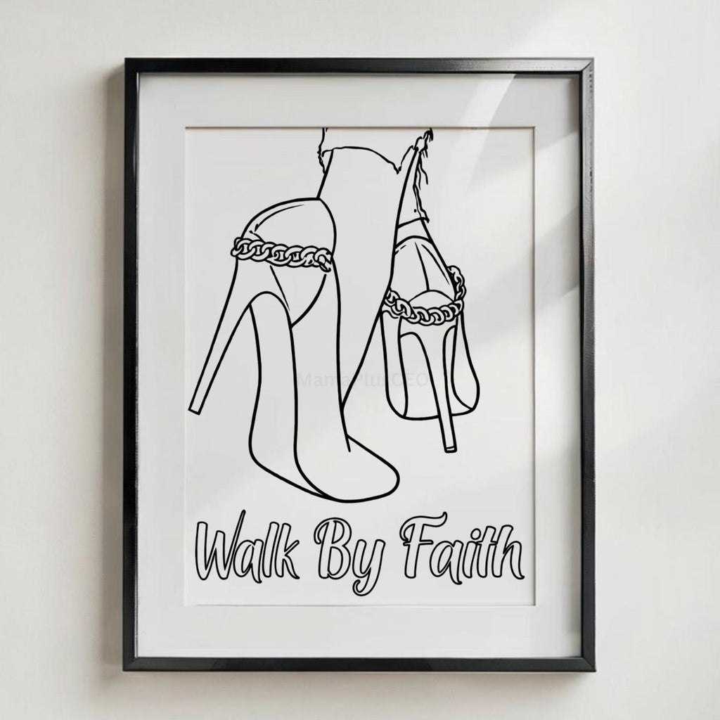 Press & Paint Kit - Walk By Faith