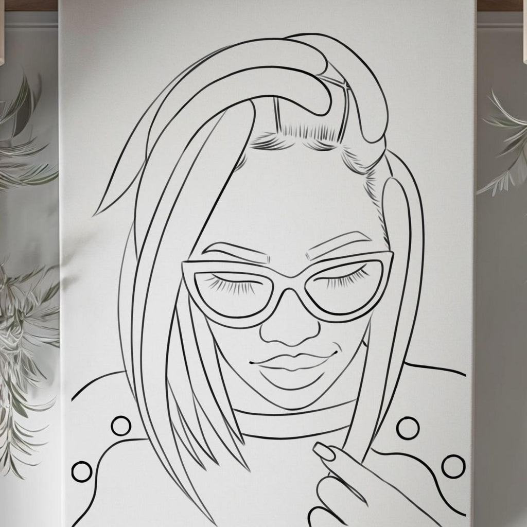 Press & Paint Kit - Loc Lady
