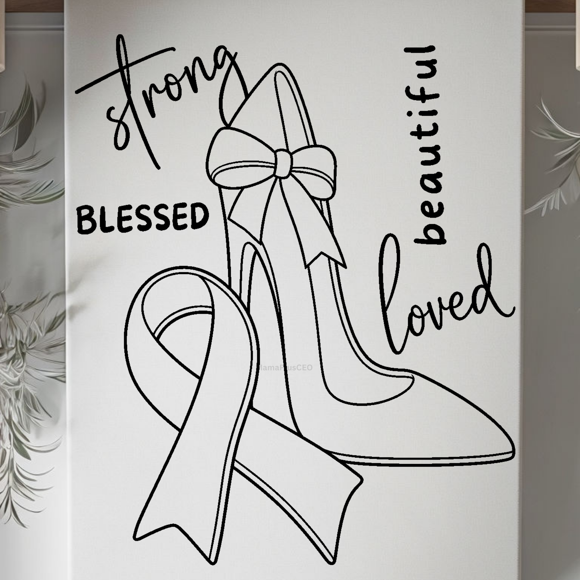 Press & Paint Kit - Cancer Awareness