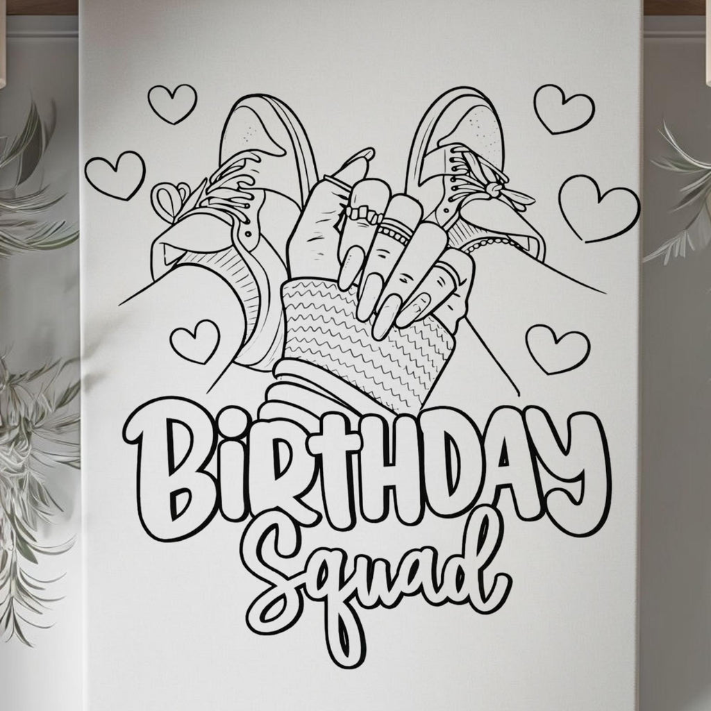 Press & Paint Kit - Birthday Squad
