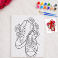 Press & Paint Kit - Floral Sneakers
