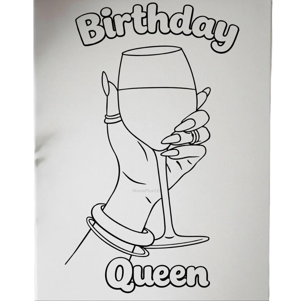 Press & Paint Kit - Birthday Queen