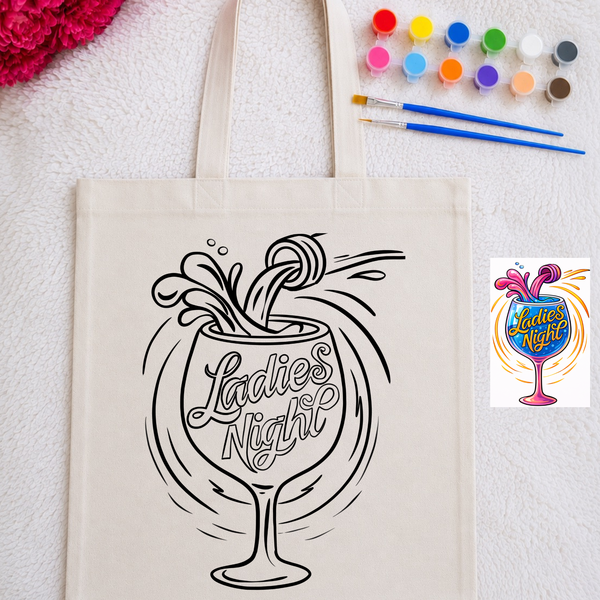 Canvas Tote Bag (Ladies Night)