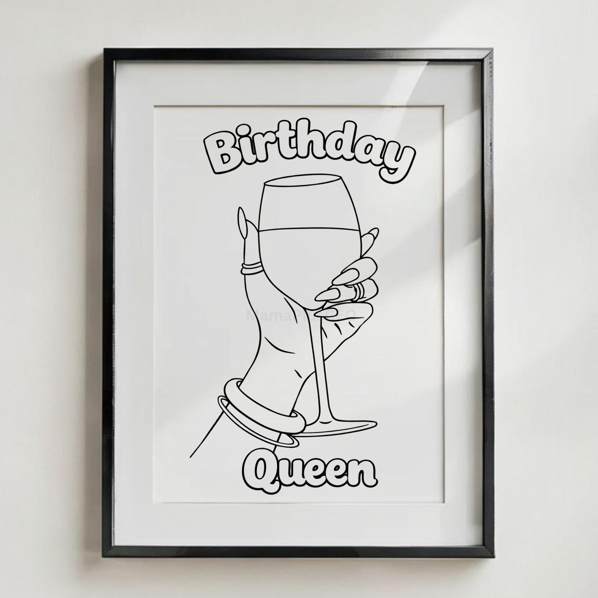 Press & Paint Kit - Birthday Queen