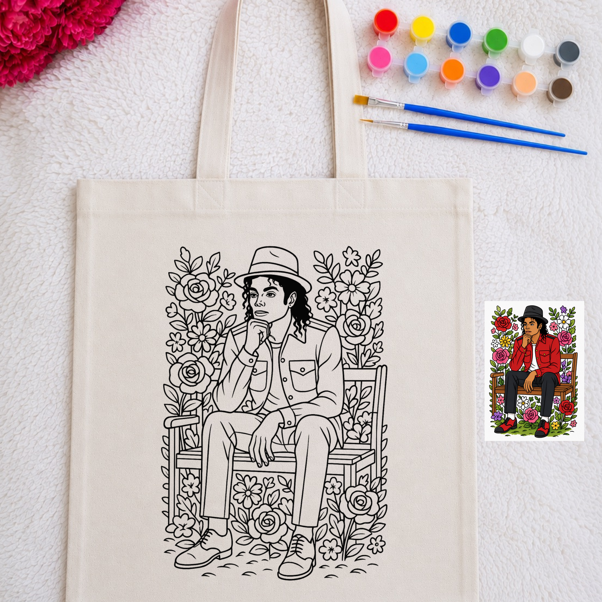 Canvas Tote Bag (MJ)