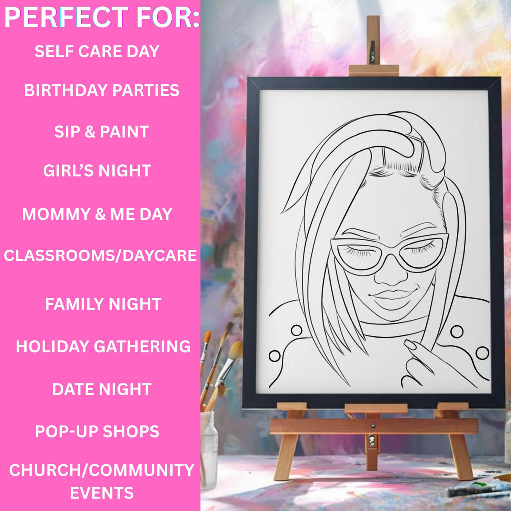Press & Paint Kit - Loc Lady
