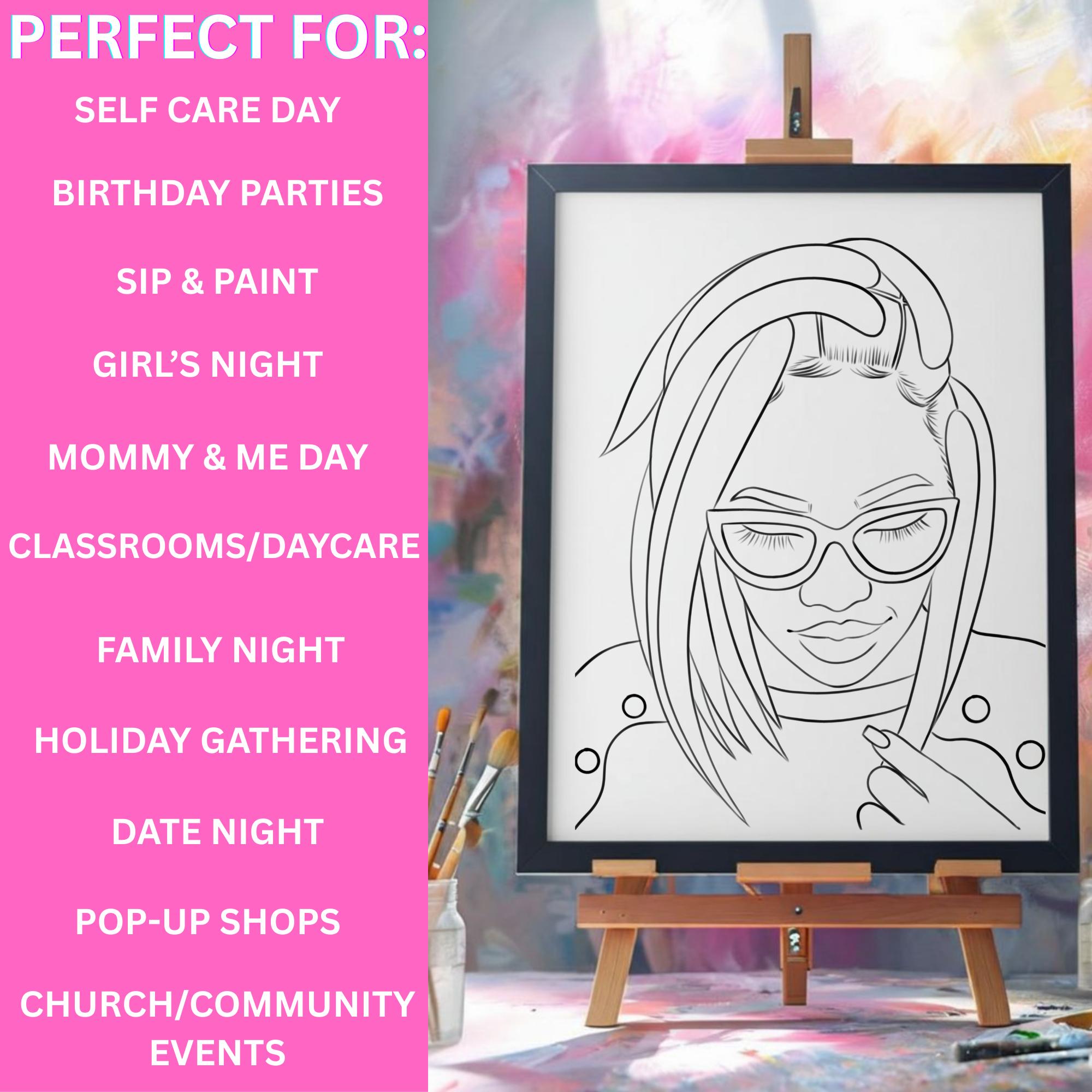 Press & Paint Kit - Loc Lady