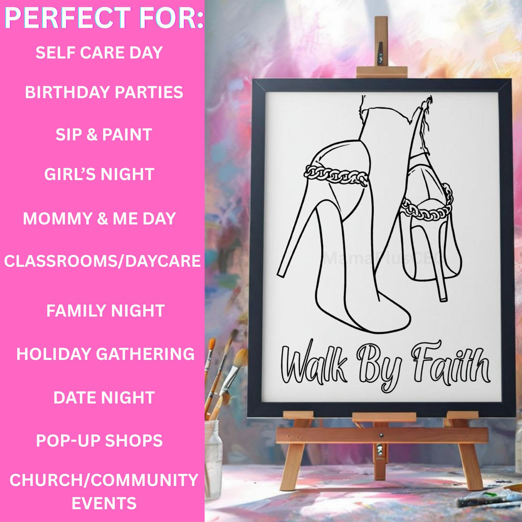 Press & Paint Kit - Walk By Faith