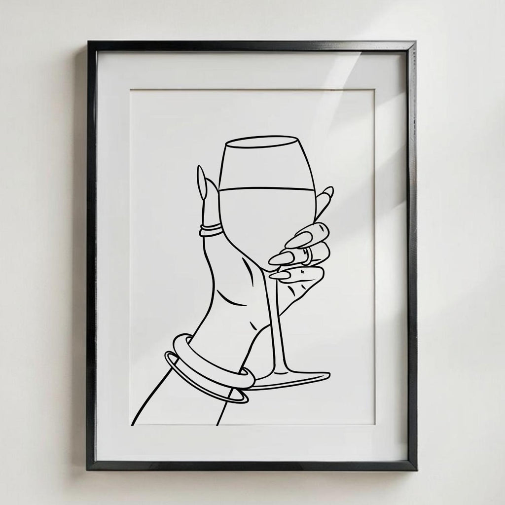 Press & Paint Kit - Wine Glass