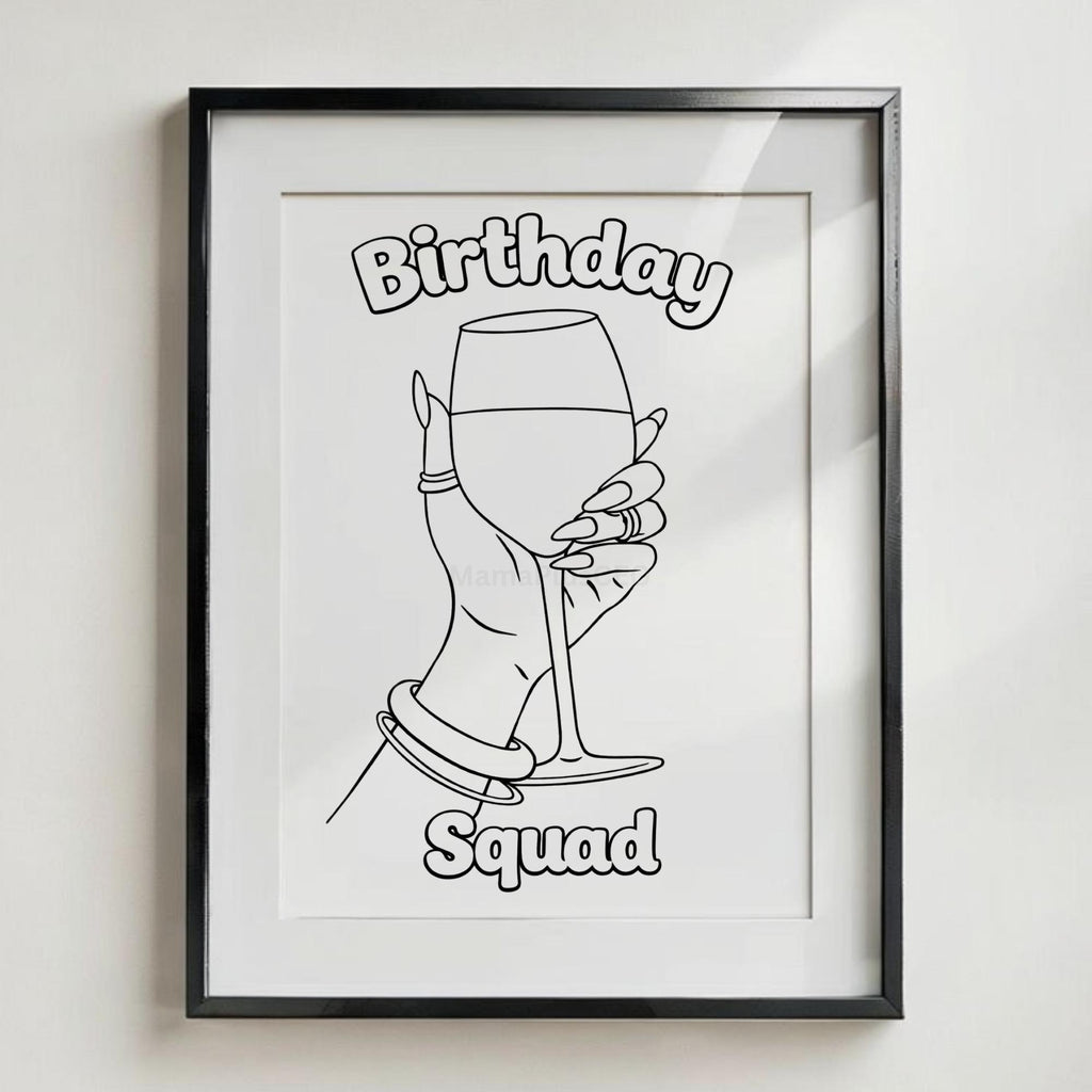 Press & Paint Kit - Birthday Squad