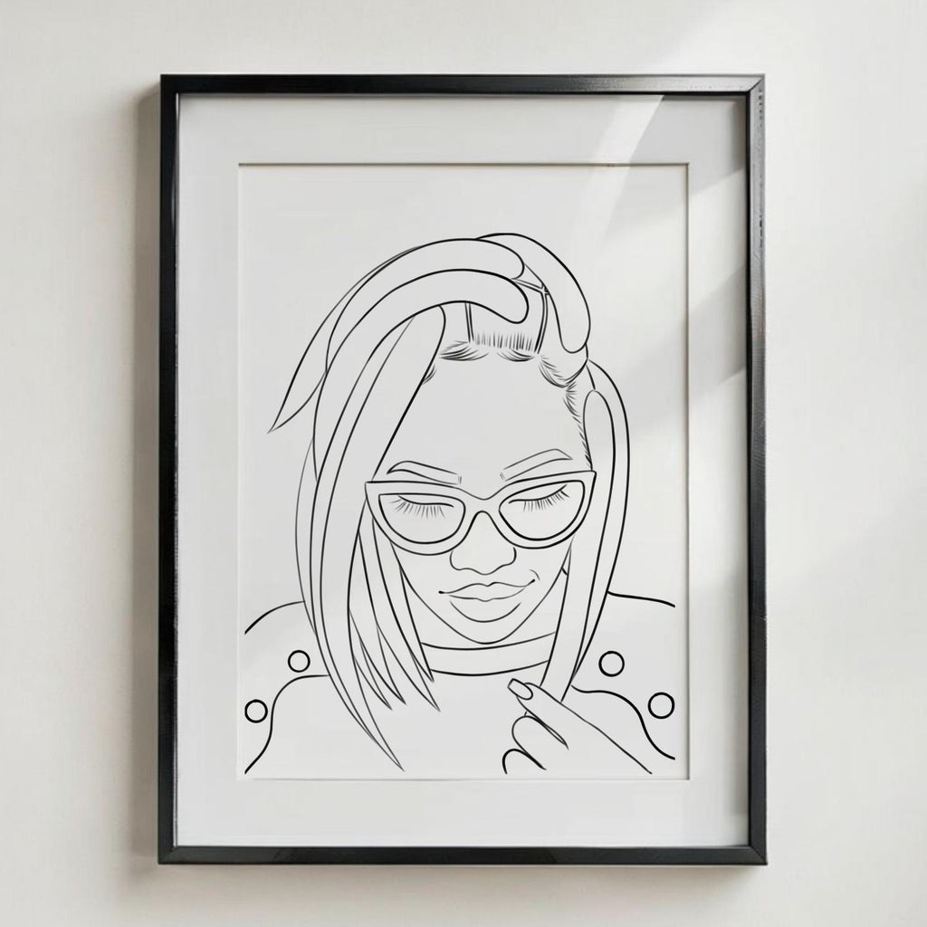Press & Paint Kit - Loc Lady