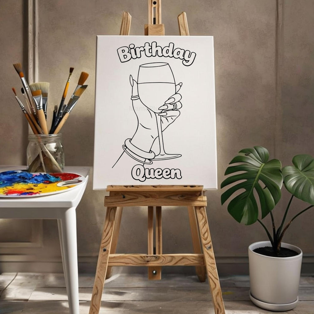 Press & Paint Kit - Birthday Queen