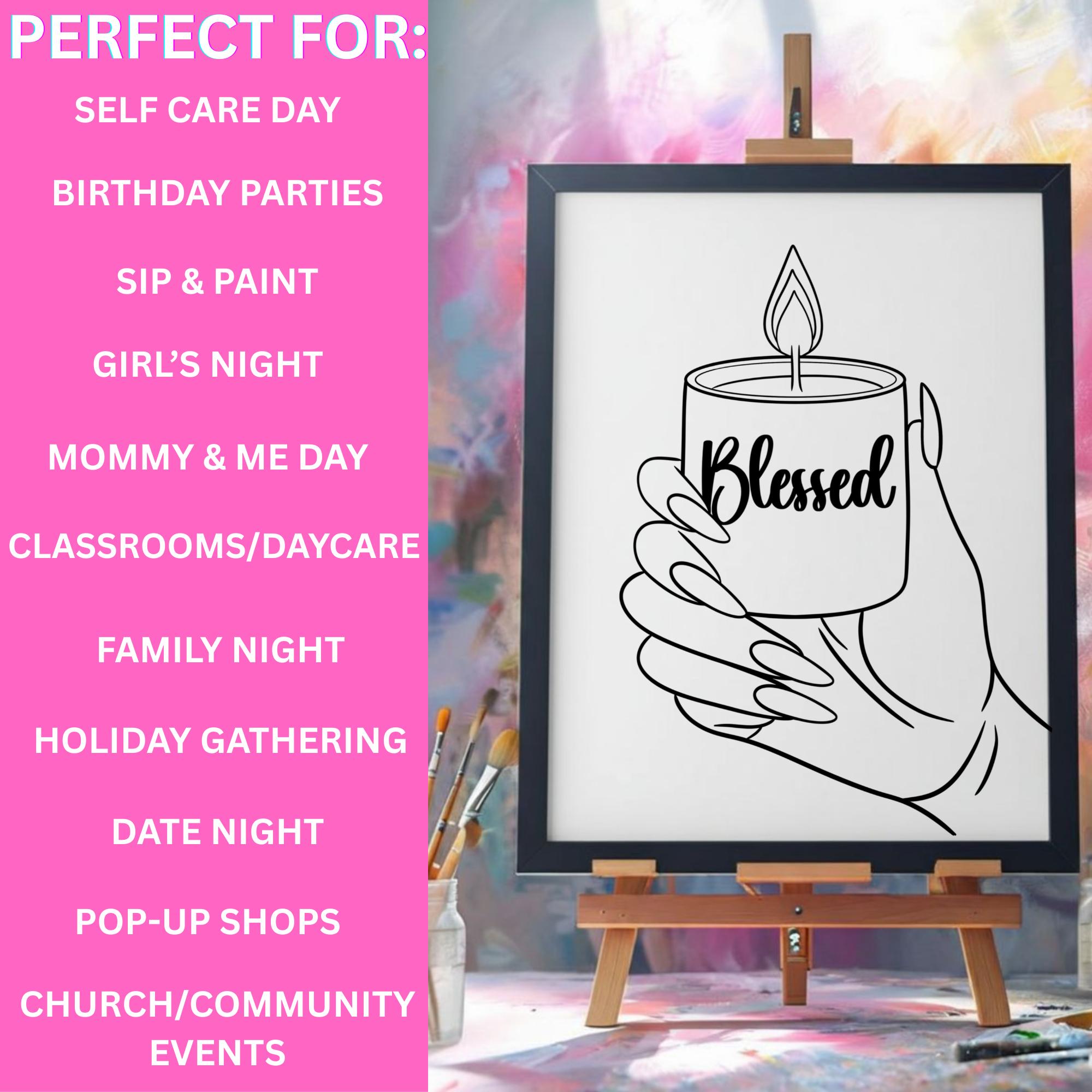 Press & Paint Kit - Blessed