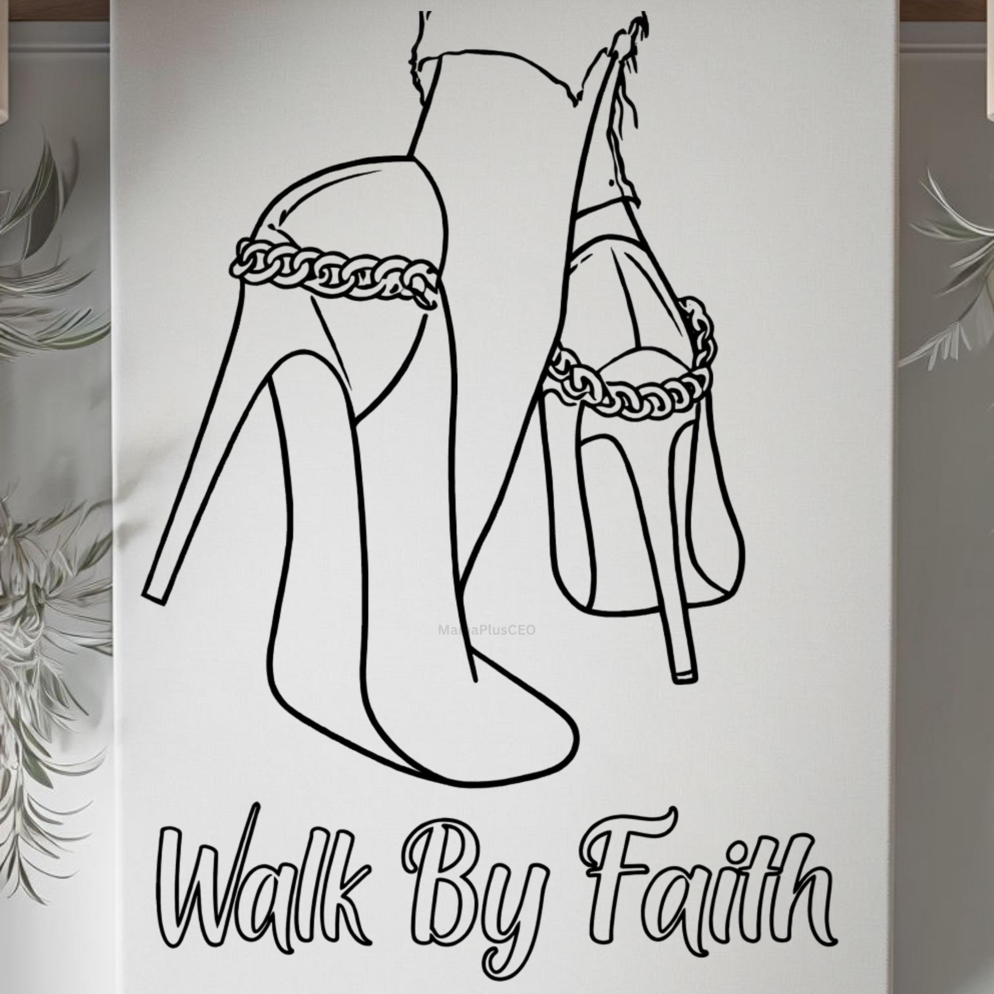 Press & Paint Kit - Walk By Faith