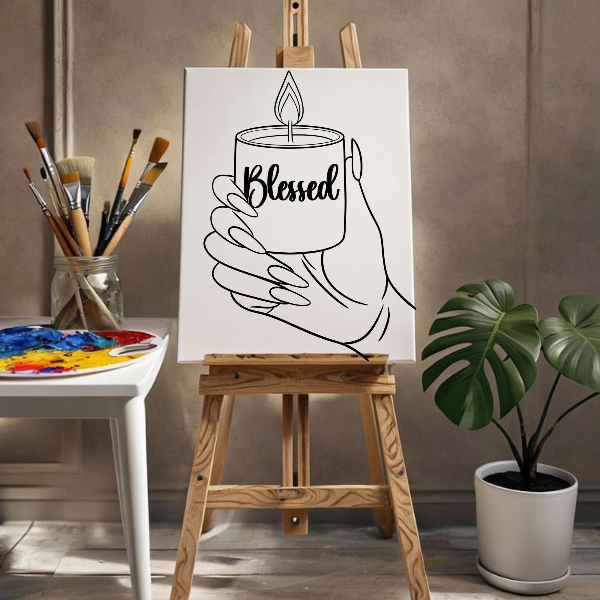 Press & Paint Kit - Blessed