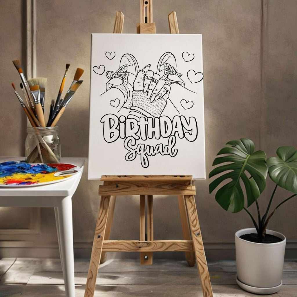 Press & Paint Kit - Birthday Squad
