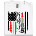 Juneteenth 1865 Tshirt or Full Color DTF Transfer