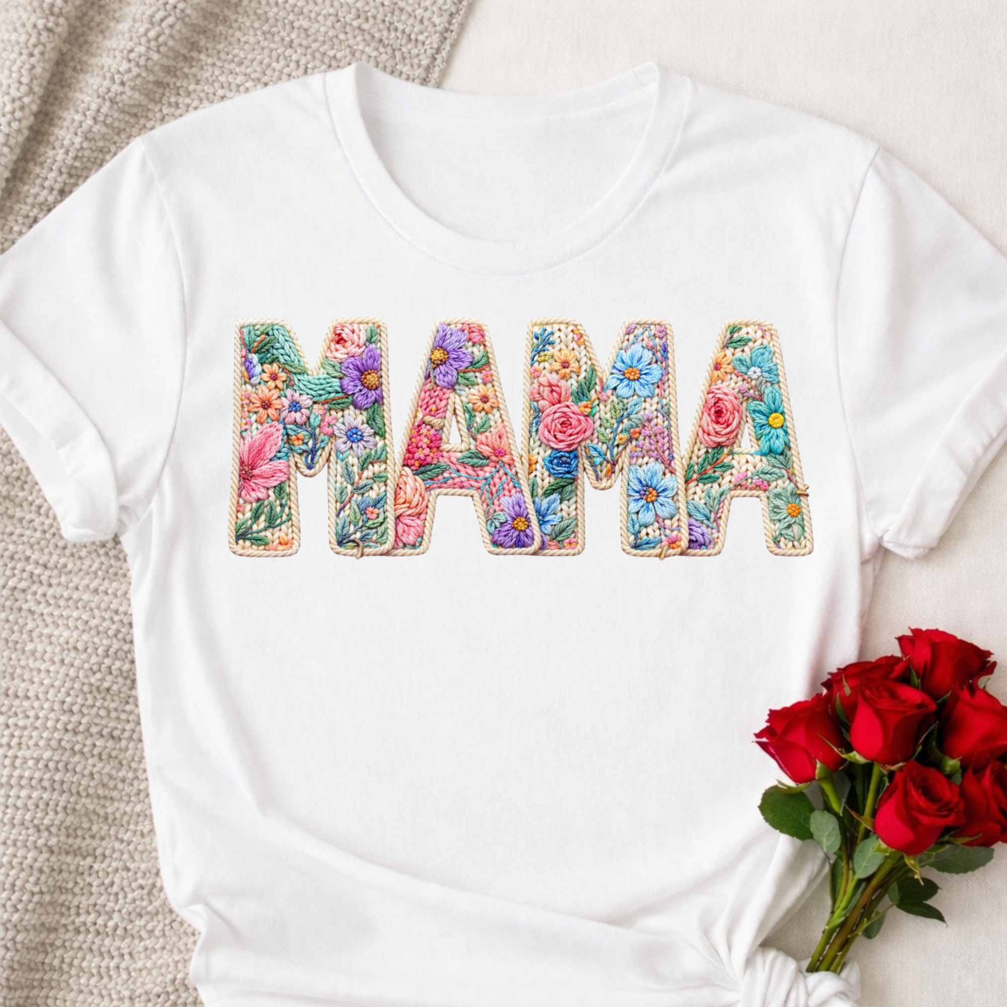 Mother's Day Mama Tshirt or Full Color DTF Transfer