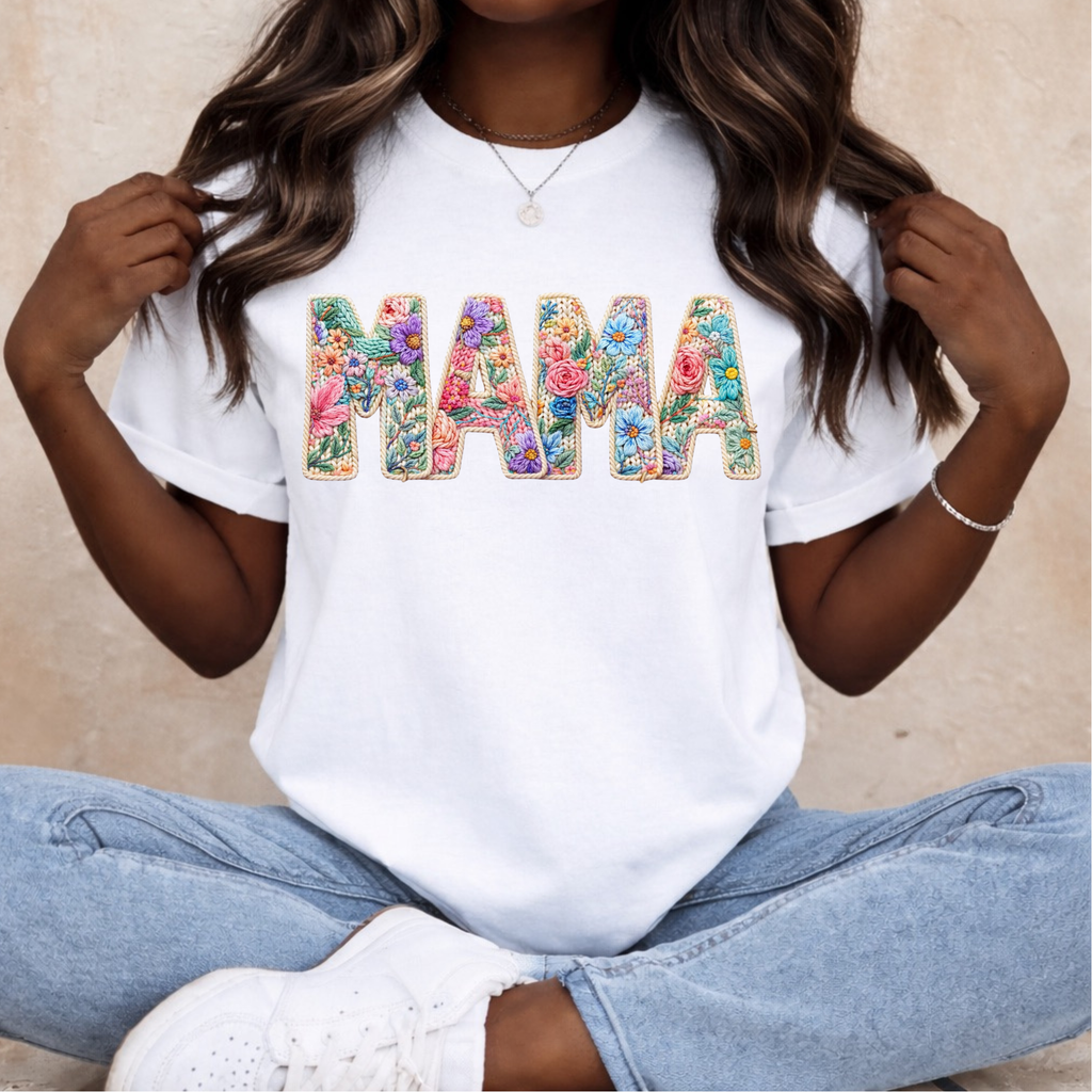 Mother's Day Mama Tshirt or Full Color DTF Transfer