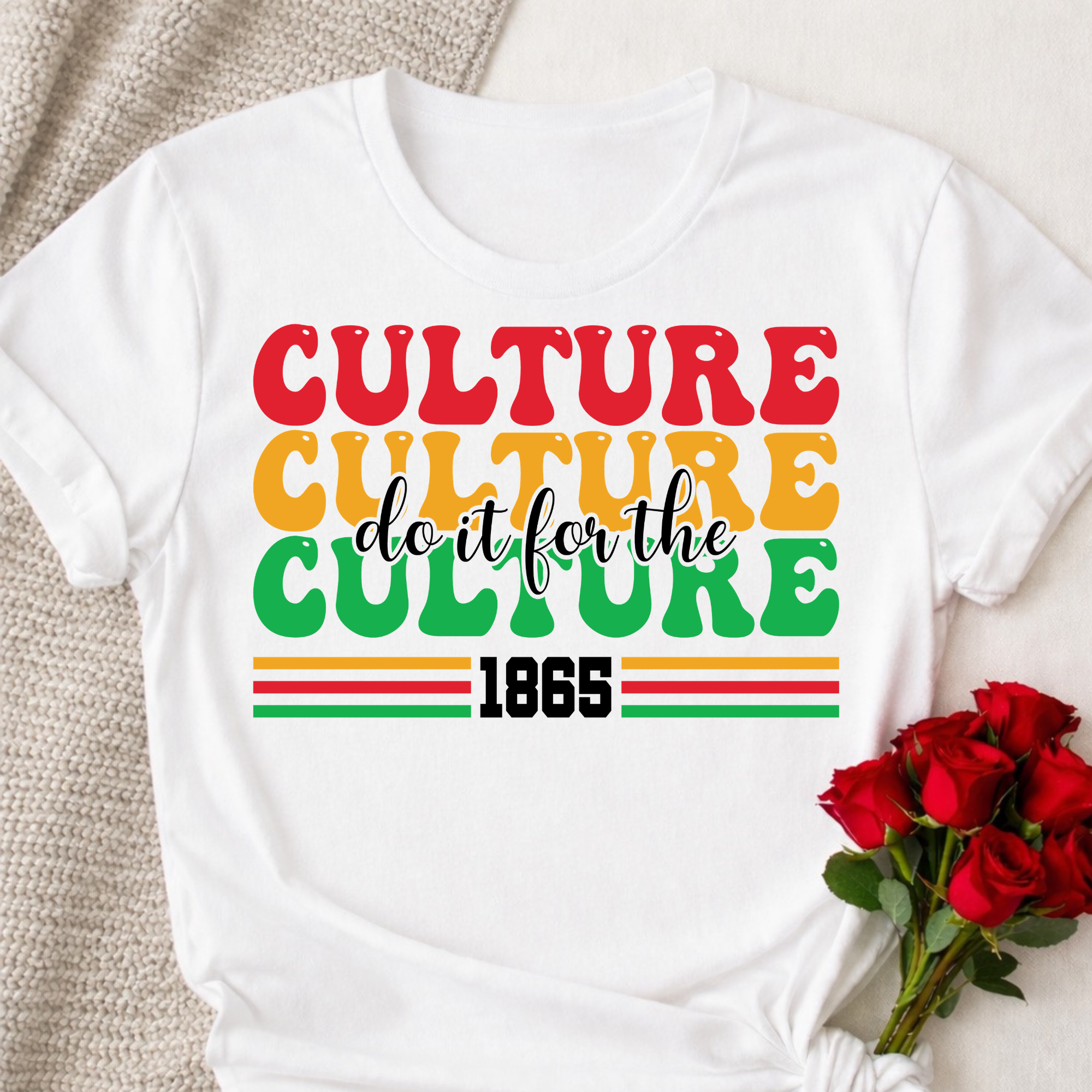Juneteenth Do it for the Culture Tshirt or Full Color DTF Transfer