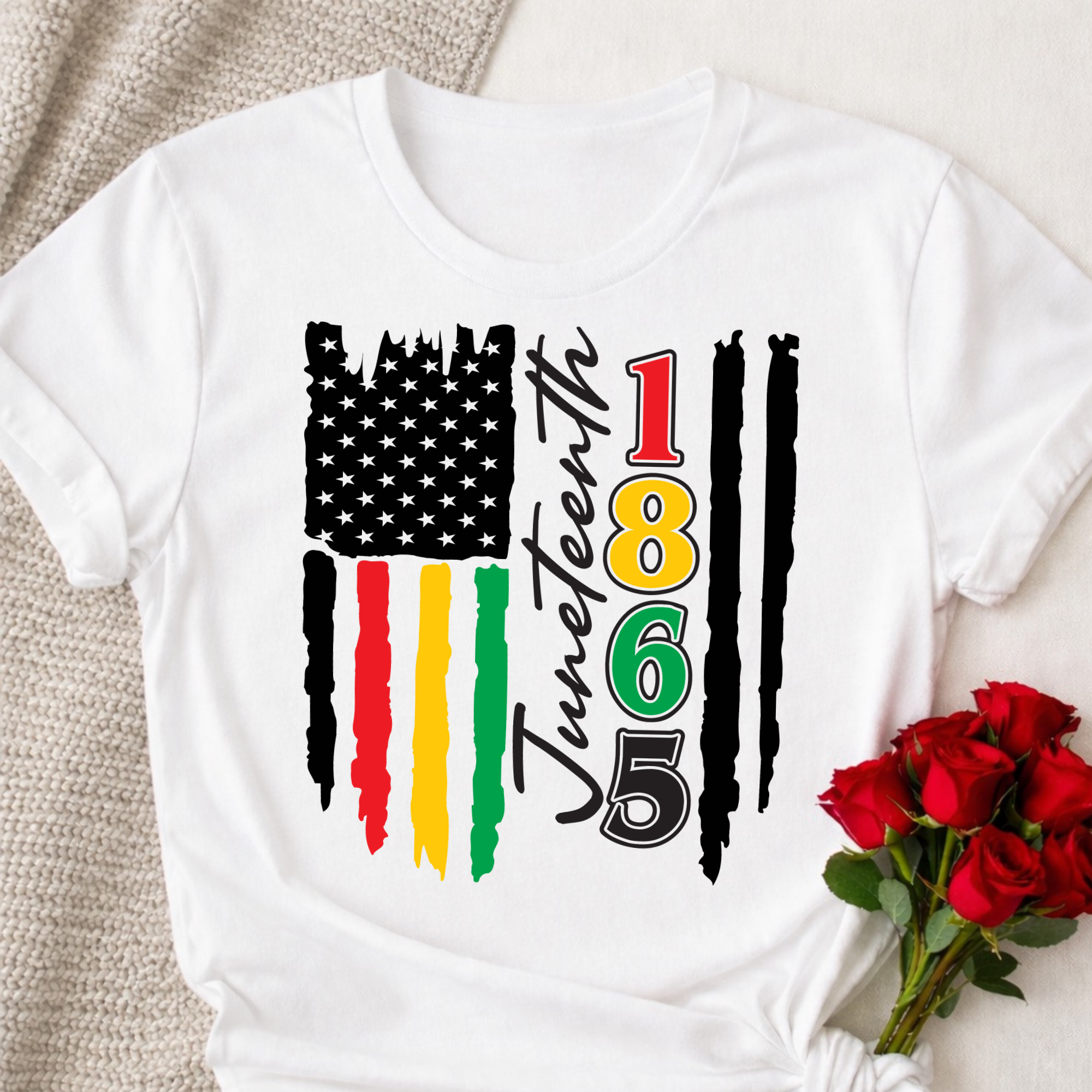 Juneteenth 1865 Tshirt or Full Color DTF Transfer