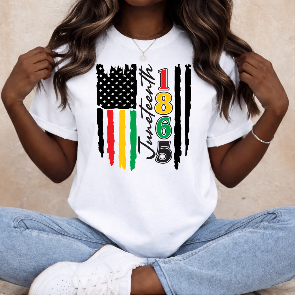 Juneteenth 1865 Tshirt or Full Color DTF Transfer